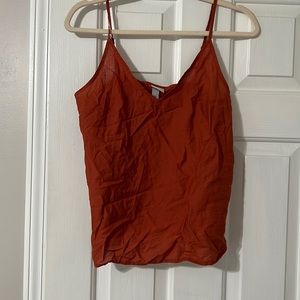 Orange tank top